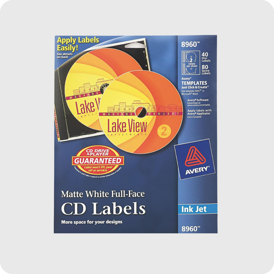 Avery DVD Labels (40 Disc Pack)